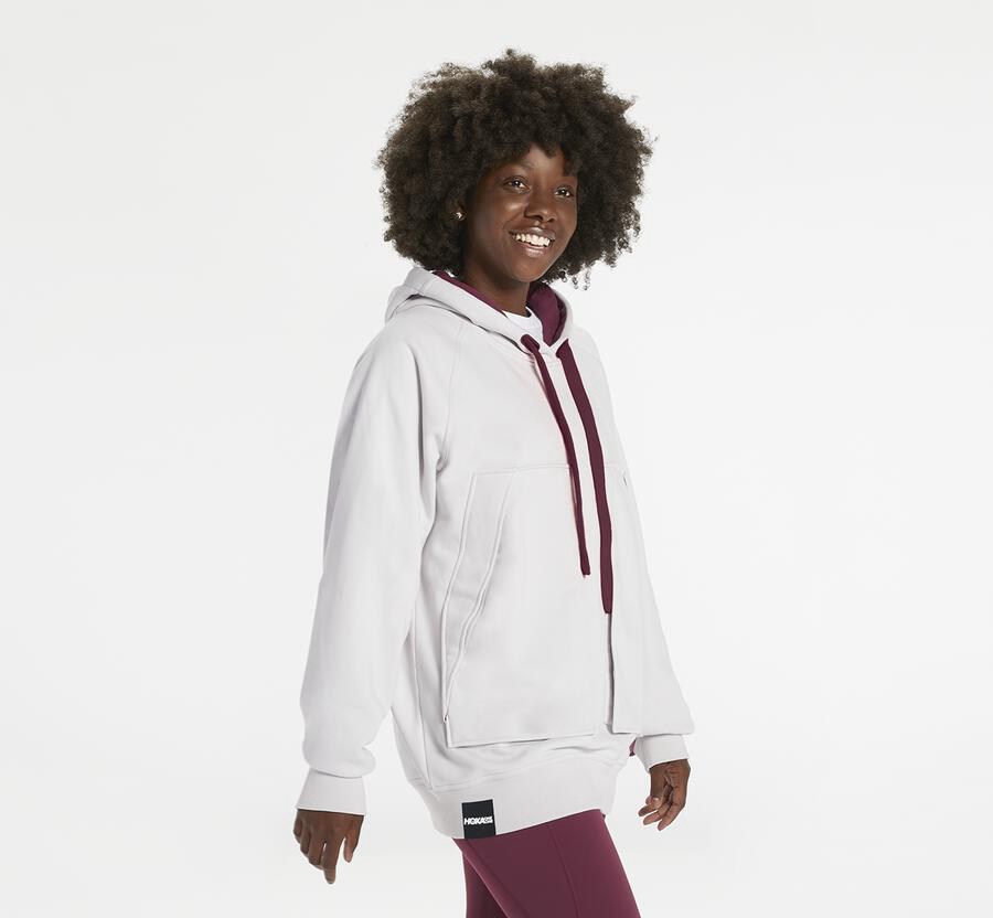 Hoka Womens Hoodie NZ - Hoka One One Bondi White (RIN097458)